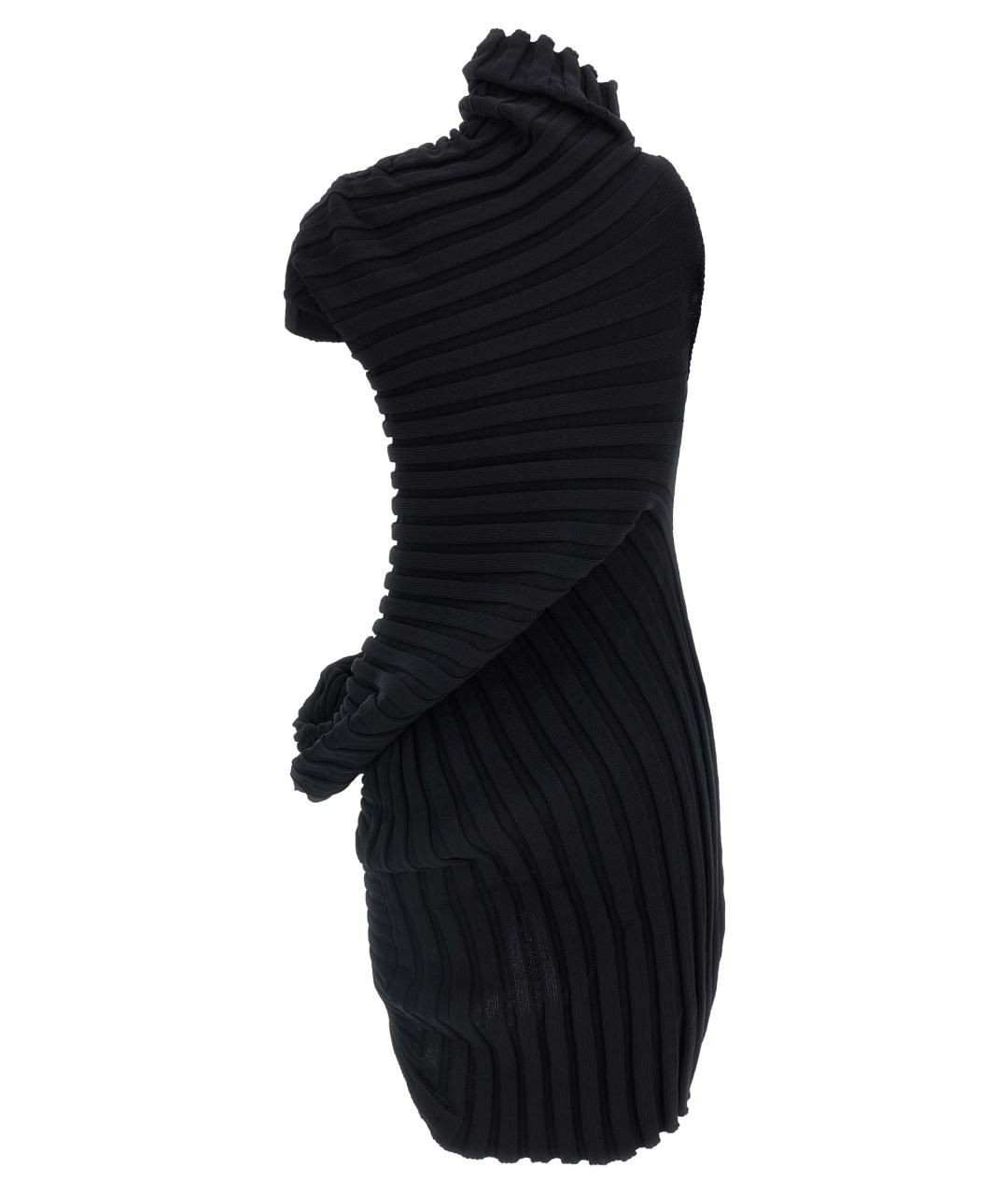 ISSEY MIYAKE Черное полиэстеровое платье, фото 2