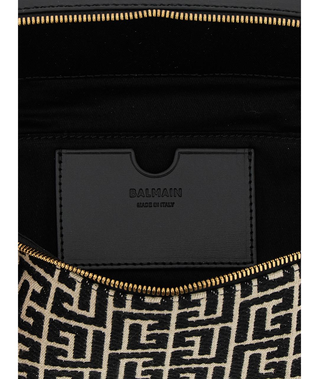 BALMAIN Черная хлопковая сумка через плечо, фото 4