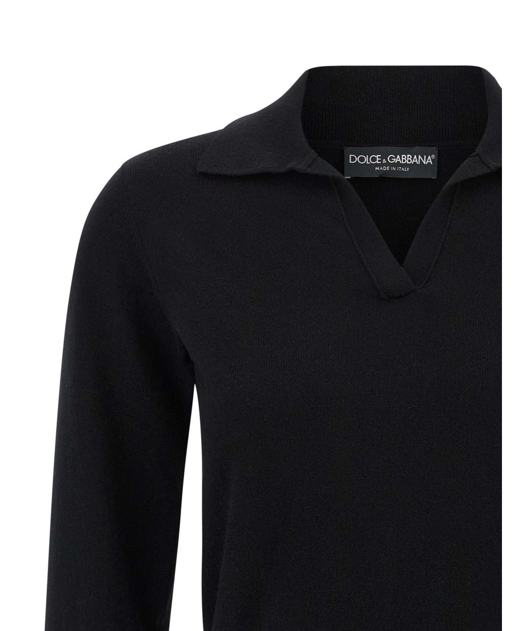 DOLCE&GABBANA Черный джемпер / свитер, фото 3