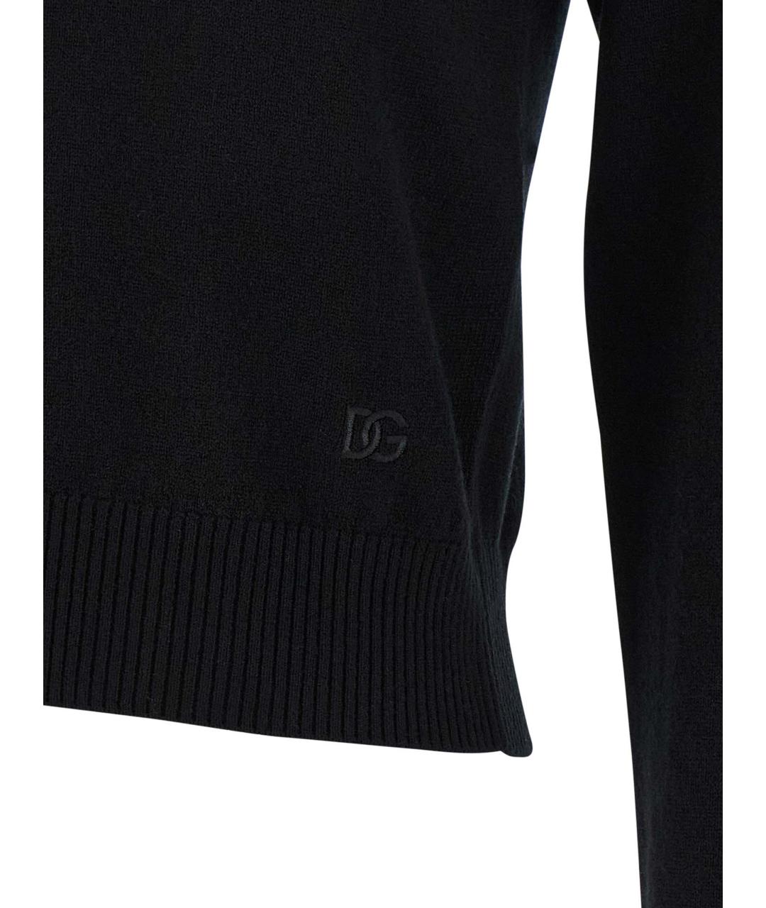 DOLCE&GABBANA Черный джемпер / свитер, фото 4