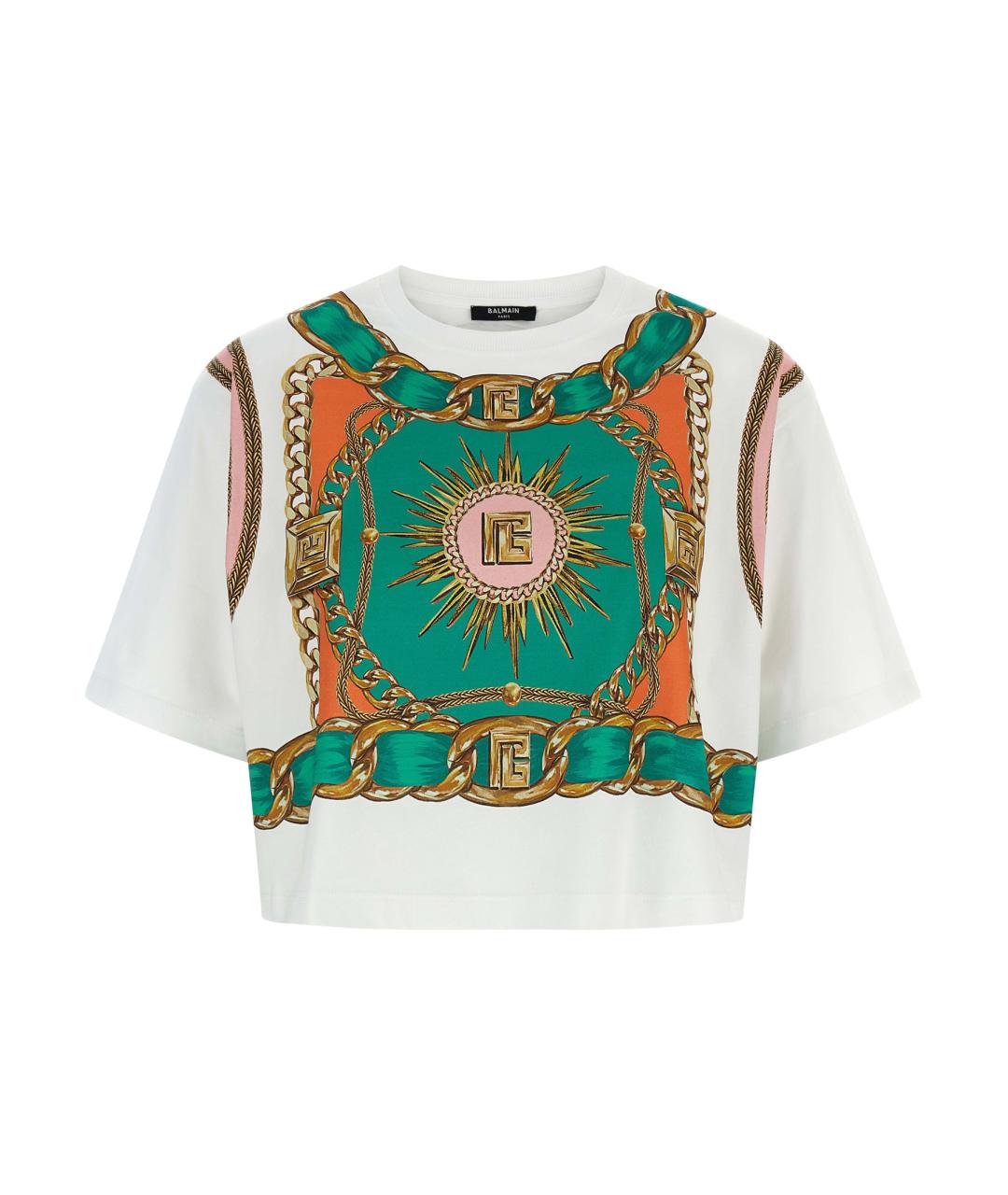 BALMAIN Мульти хлопковая футболка, фото 1