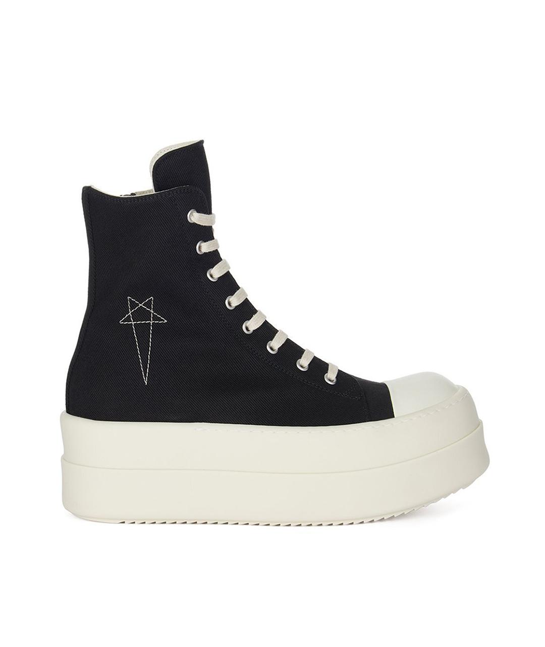 RICK OWENS Черные кеды, фото 1