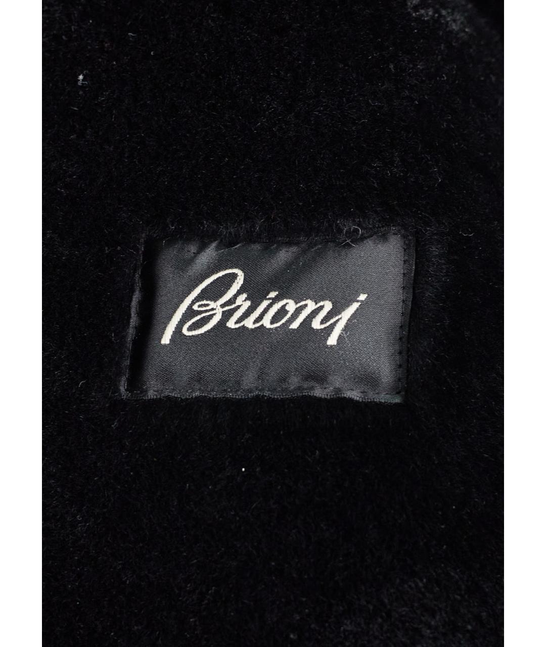 BRIONI Черная кожаная дубленка/шуба, фото 3
