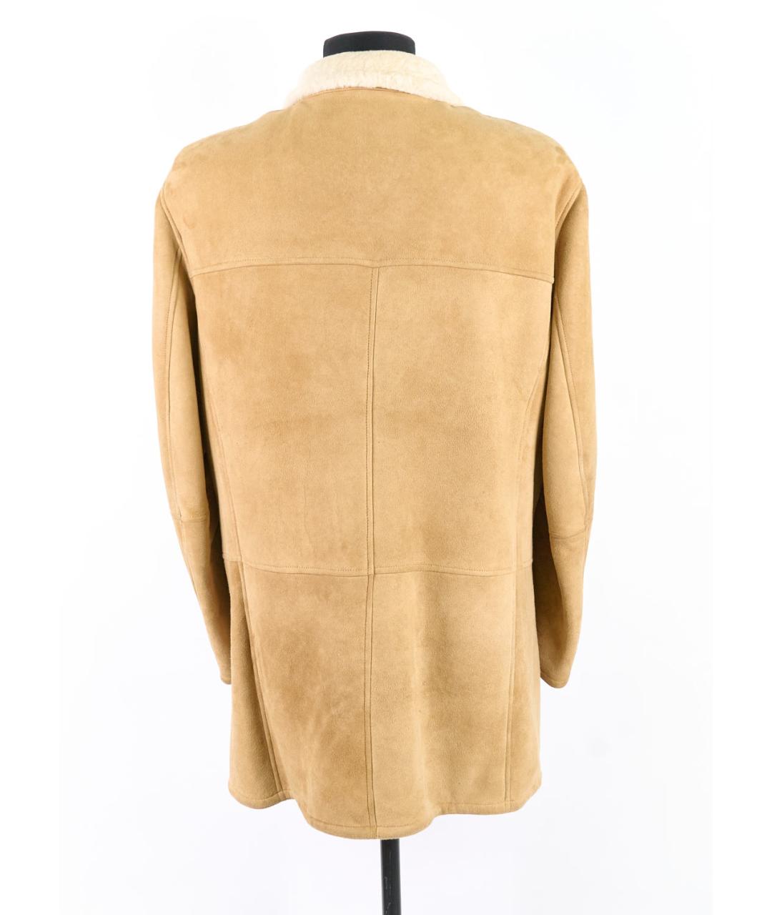 BRIONI Коричневая кожаная дубленка/шуба, фото 2