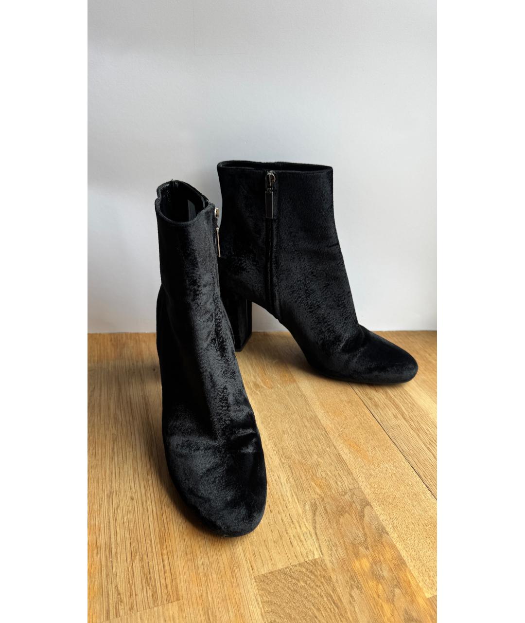 SAINT LAURENT Черные ботильоны, фото 2