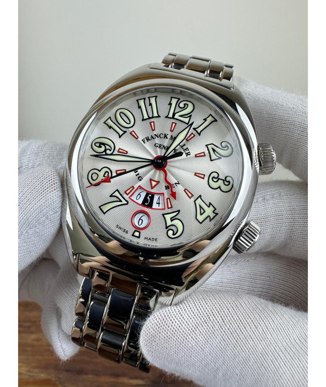 FRANCK MULLER Белые металлические часы, фото 2