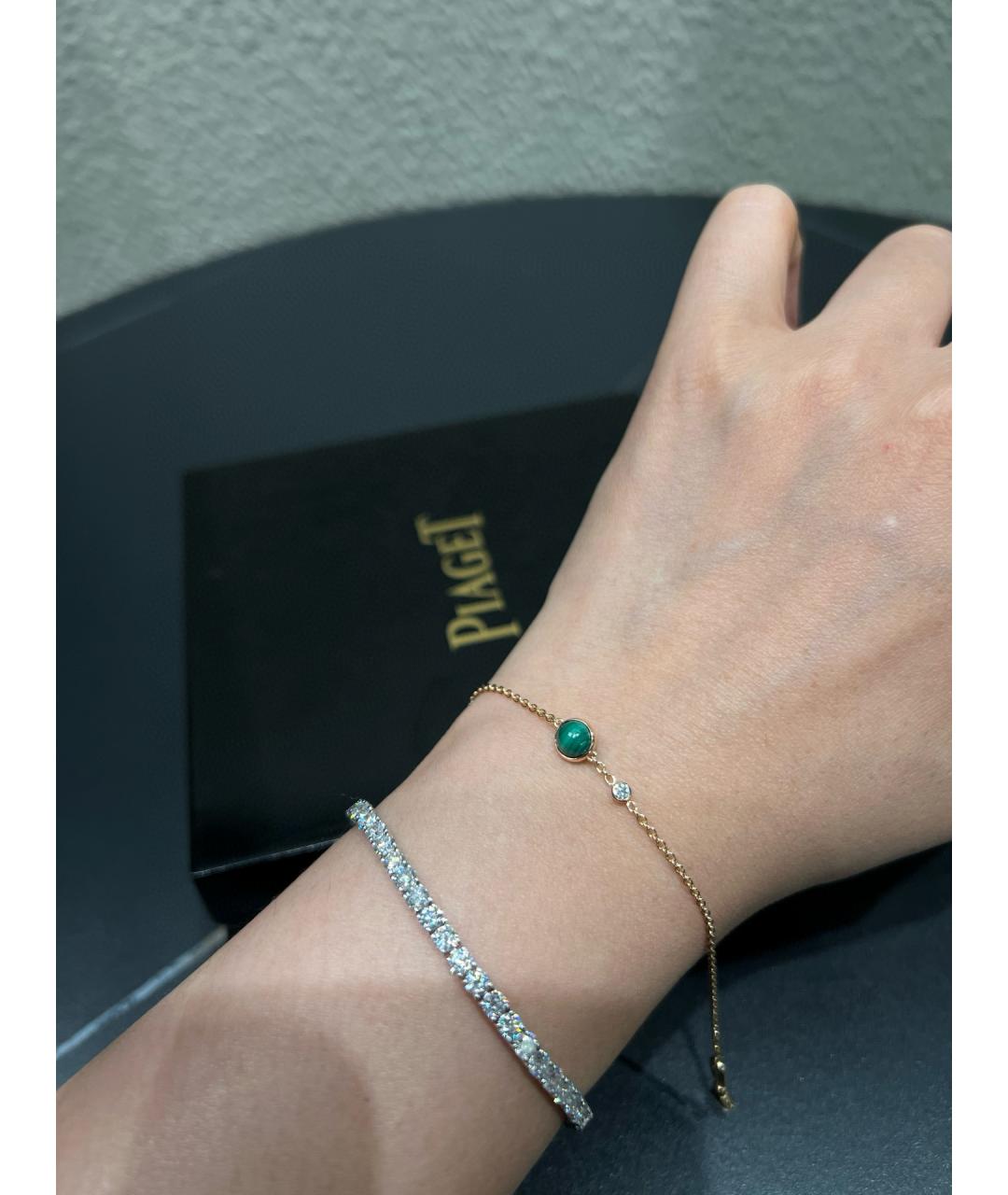 PIAGET Зеленый браслет из розового золота, фото 6