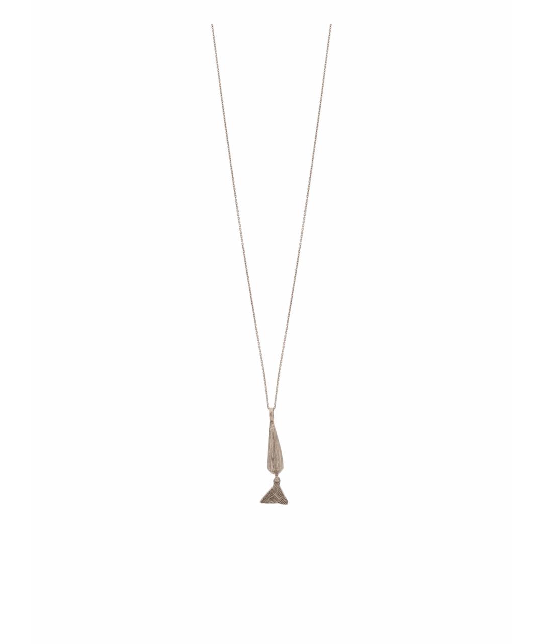 SAINT LAURENT Серебряное колье, фото 1