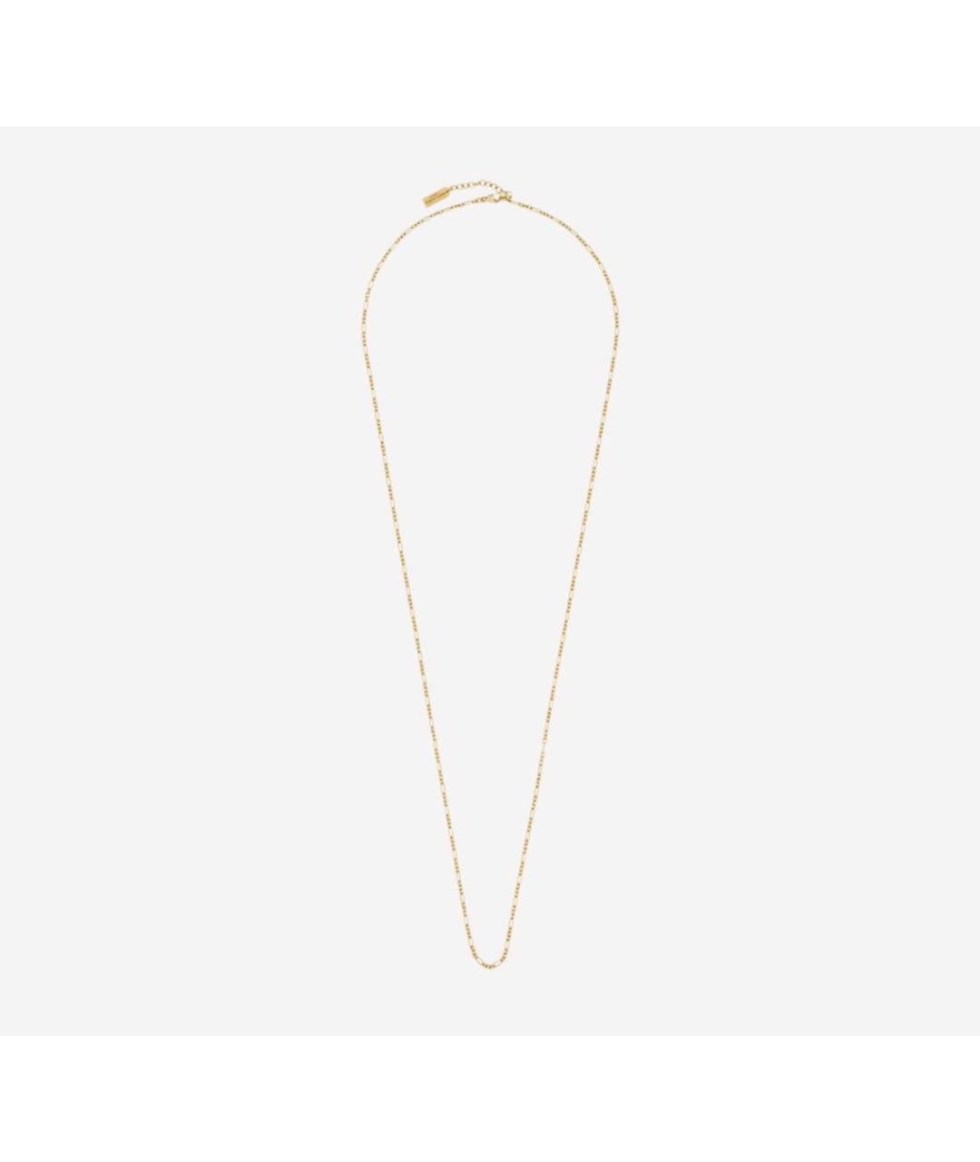 SAINT LAURENT Золотое колье, фото 6