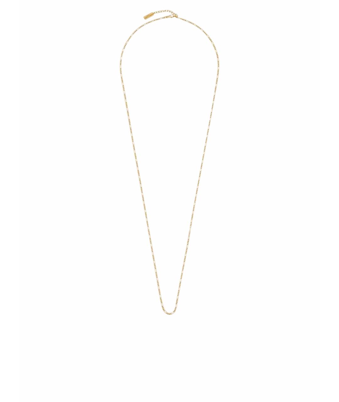 SAINT LAURENT Золотое колье, фото 1