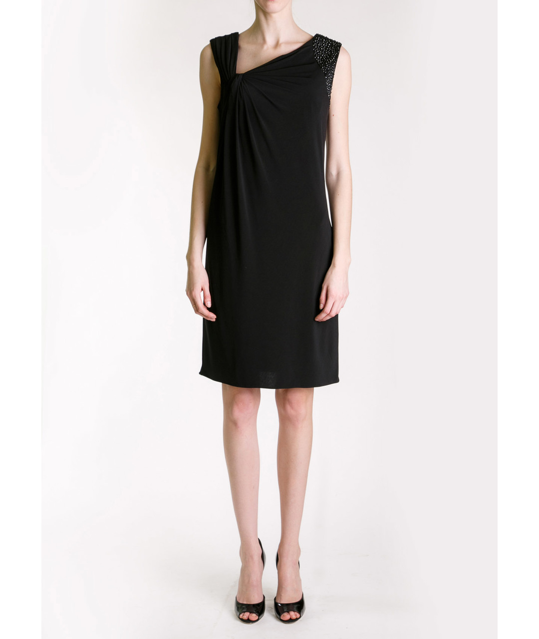 BLUGIRL Черное полиэстеровое коктейльное платье, фото 3