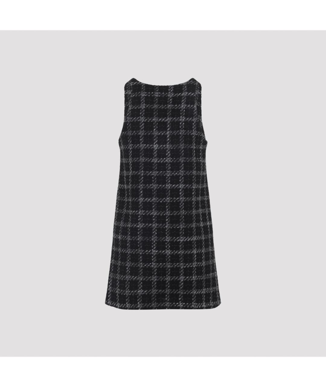 DIESEL Черное синтетическое повседневное платье, фото 4