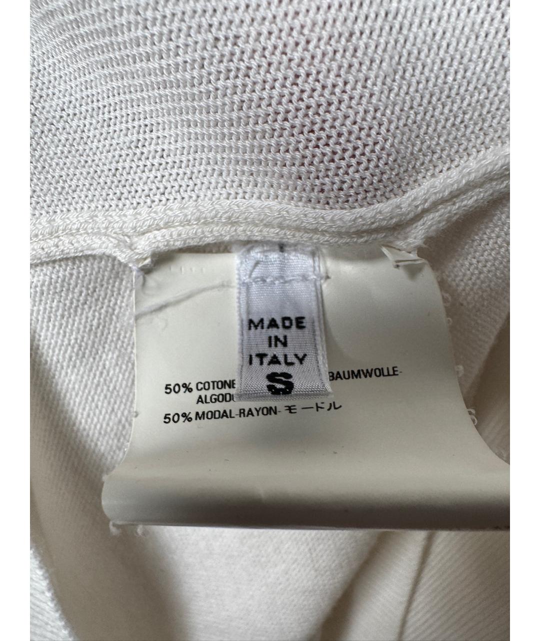MAISON MARGIELA Белая хлопковая майка, фото 7