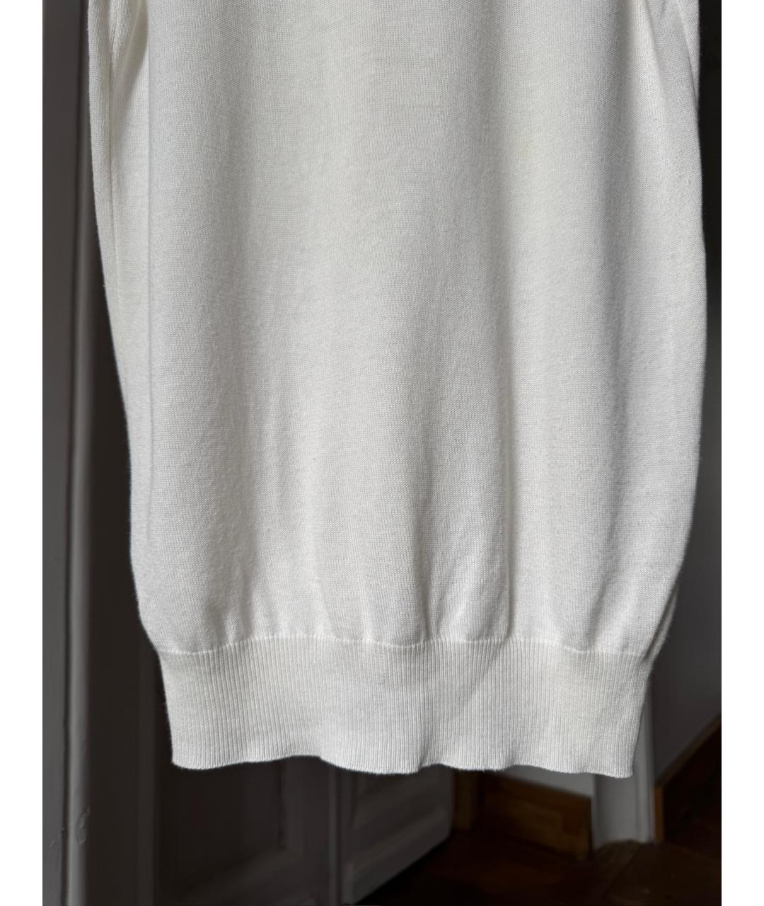 MAISON MARGIELA Белая хлопковая майка, фото 5
