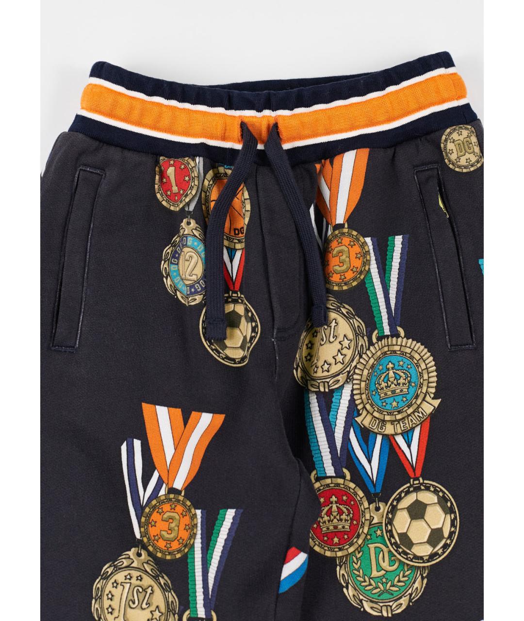 DOLCE&GABBANA Мульти хлопковые брюки и шорты, фото 4