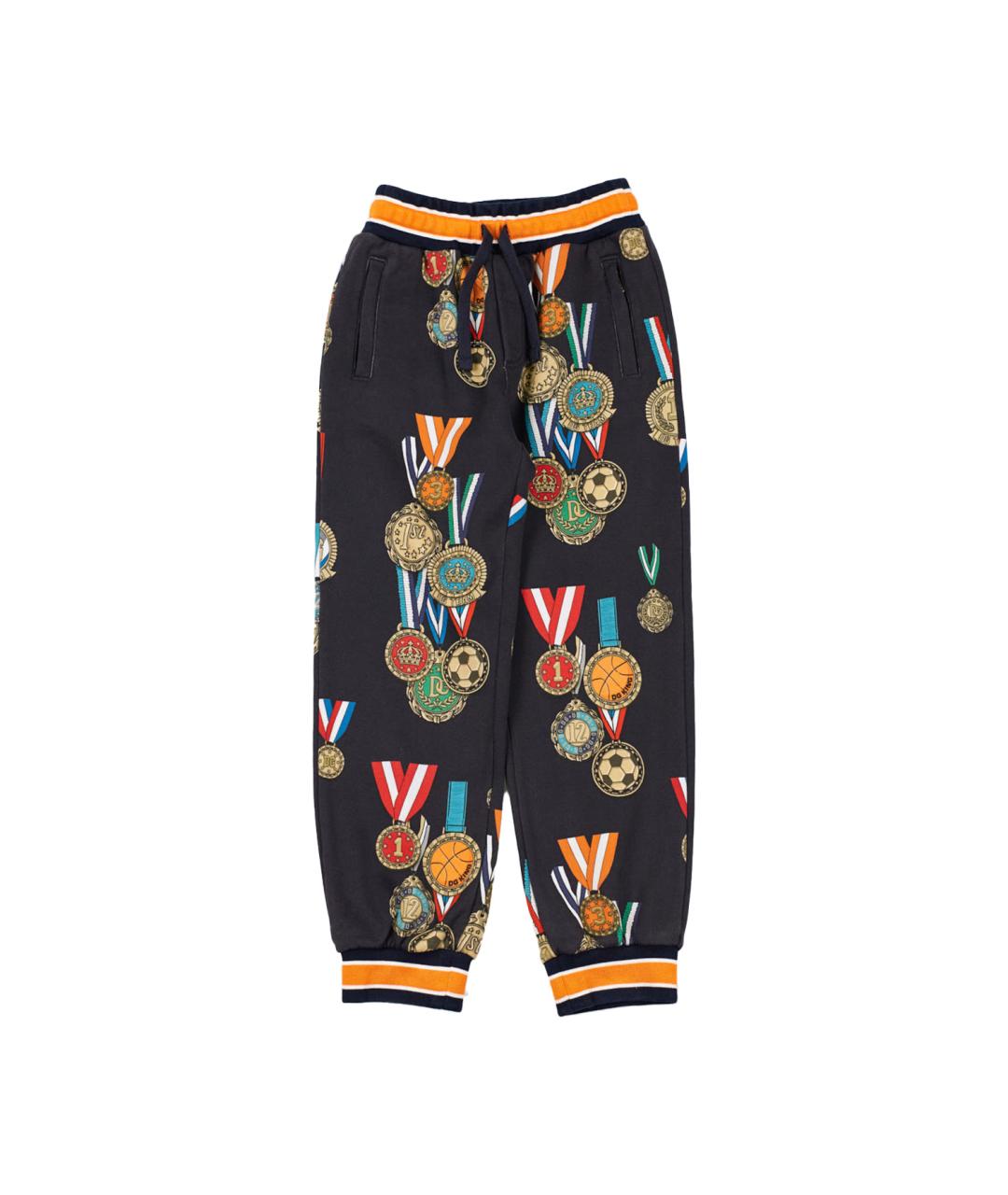 DOLCE&GABBANA Мульти хлопковые брюки и шорты, фото 1