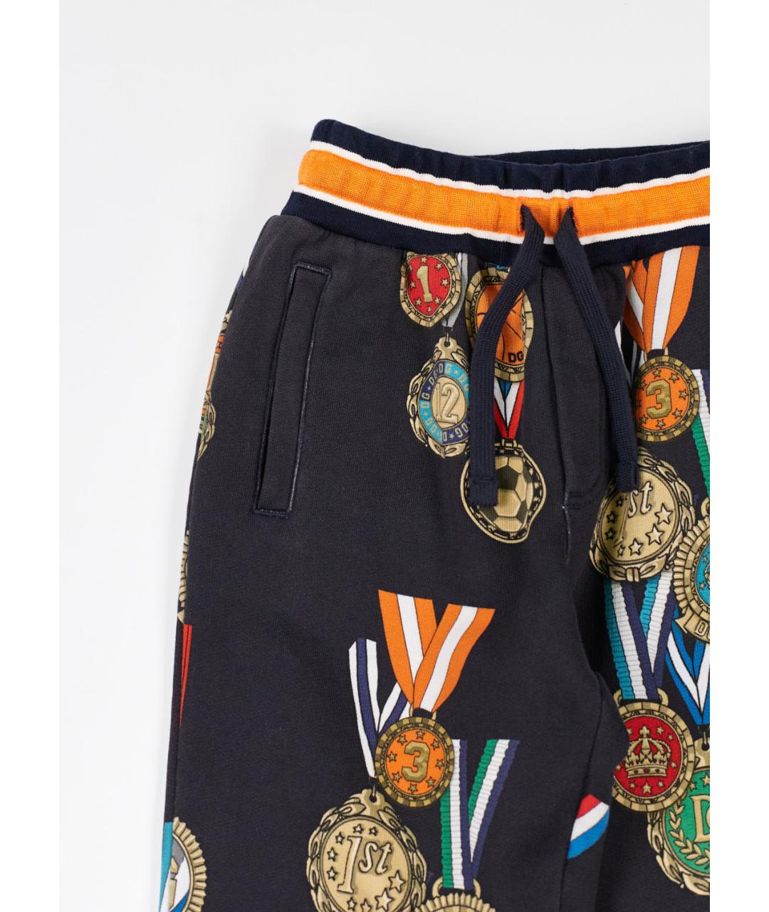 DOLCE&GABBANA Мульти хлопковые брюки и шорты, фото 5