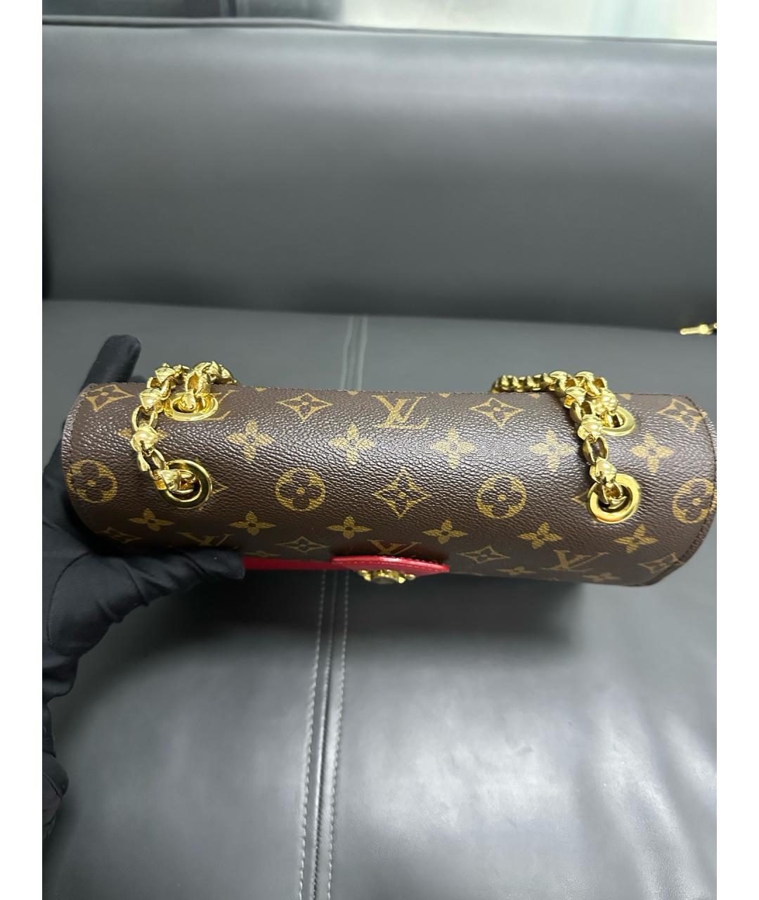 LOUIS VUITTON Кожаная сумка через плечо, фото 7