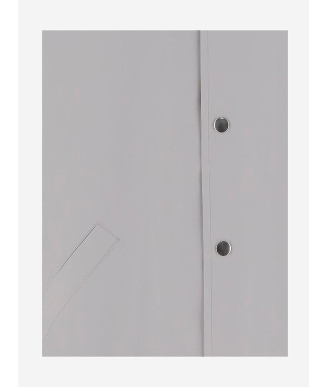 JIL SANDER Серая хлопковая куртка, фото 3
