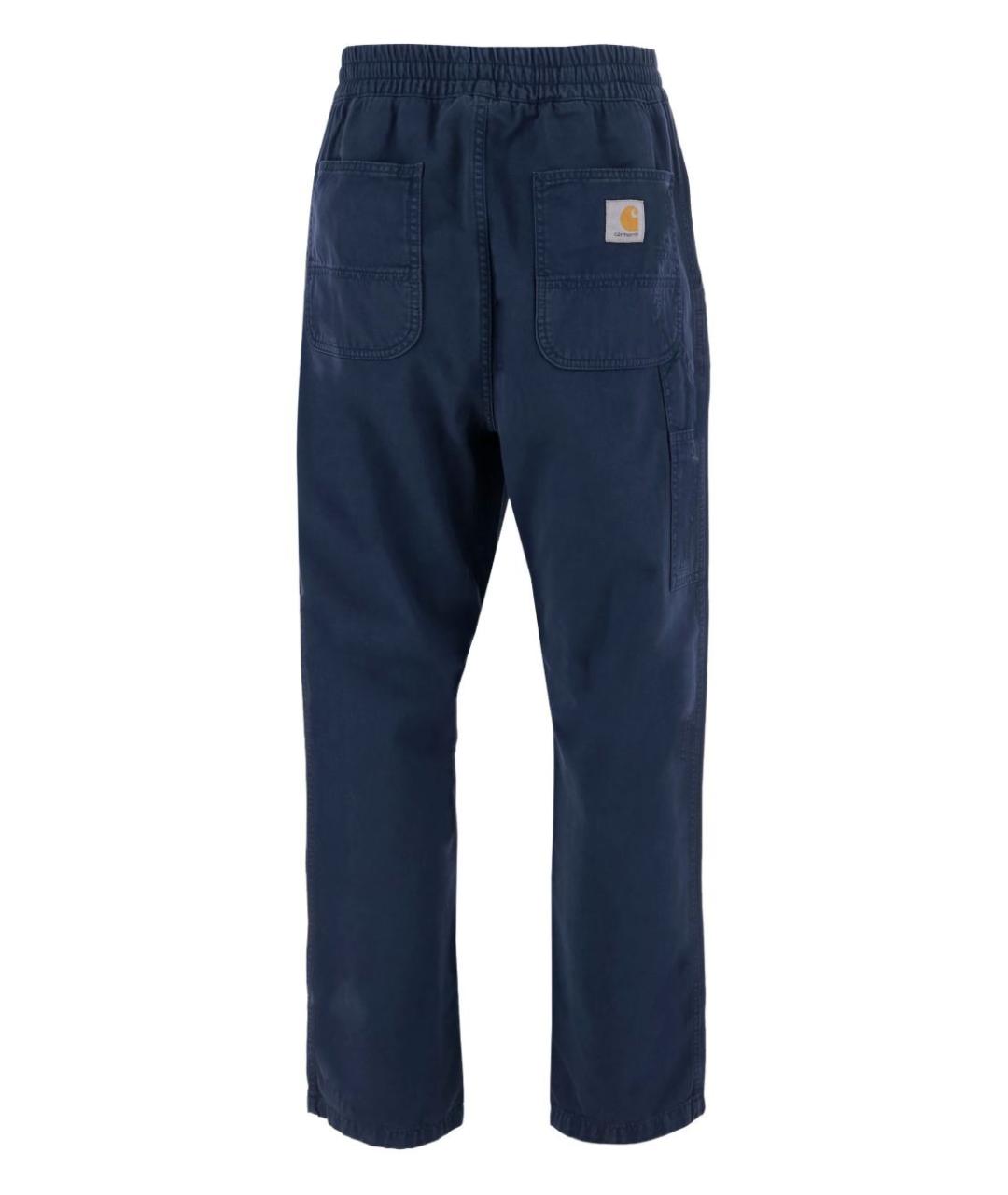 CARHARTT WIP Синие хлопковые повседневные брюки, фото 2