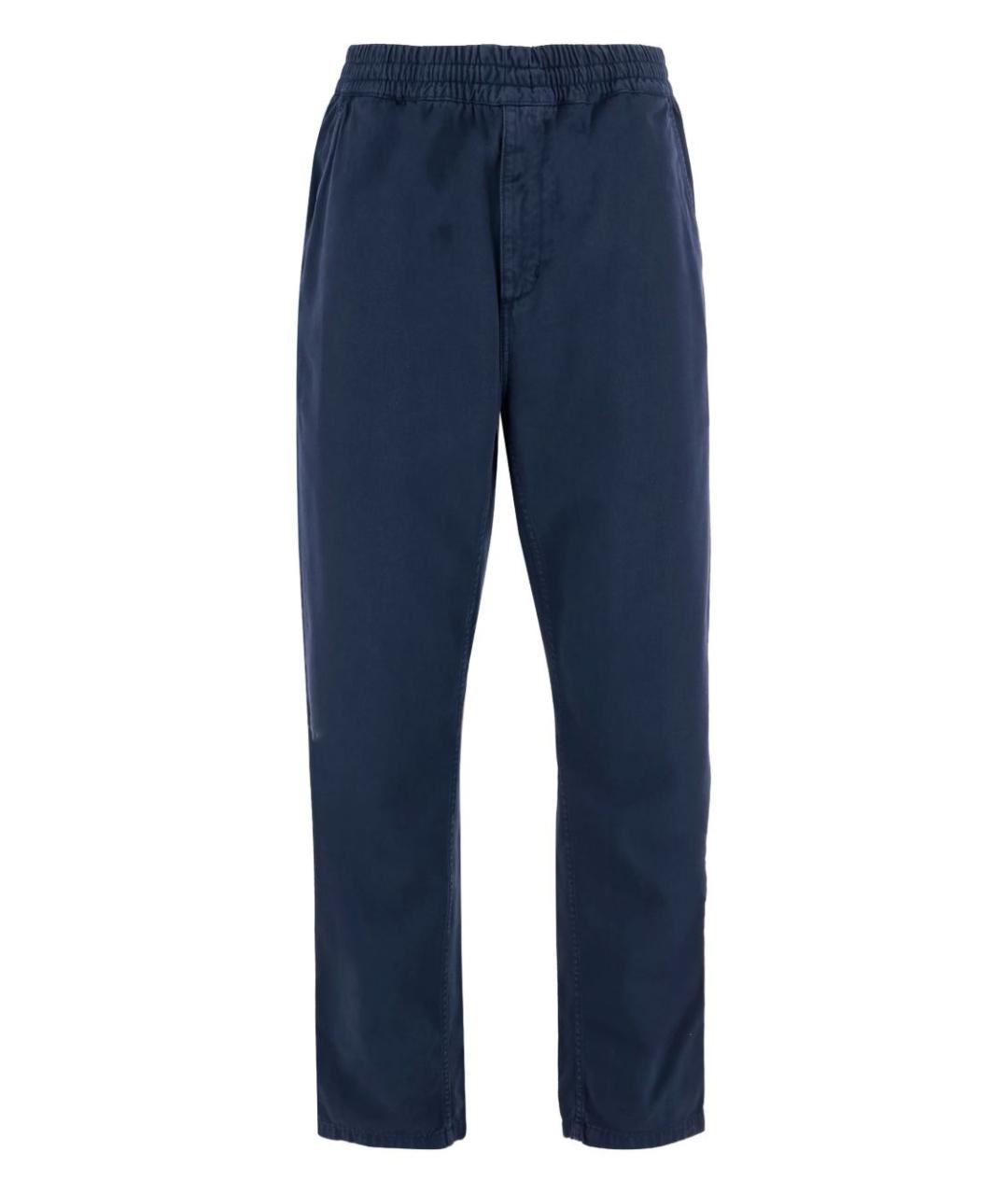 CARHARTT WIP Синие хлопковые повседневные брюки, фото 1