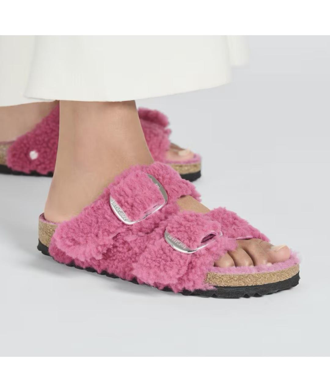BIRKENSTOCK Розовые шлепанцы, фото 5