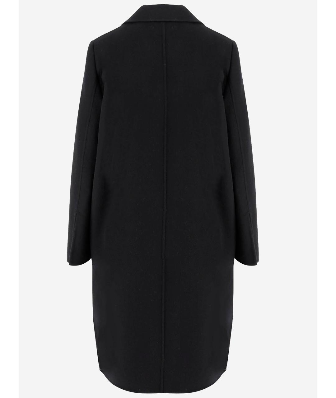 FENDI Черное шерстяное пальто, фото 2