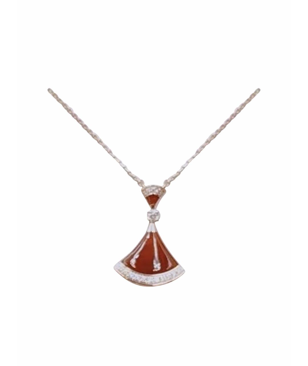 BVLGARI Красное колье из розового золота, фото 1