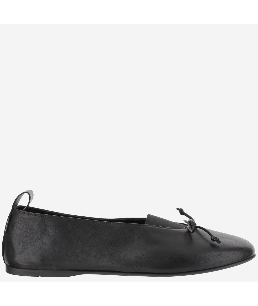 MIU MIU Черные кожаные балетки, фото 6