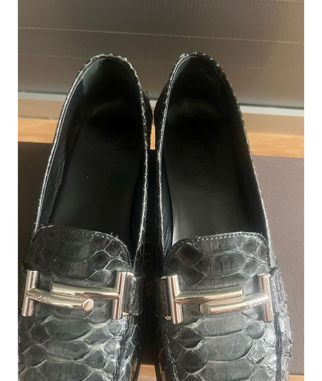 TOD'S Лоферы из экзотической кожи, фото 8