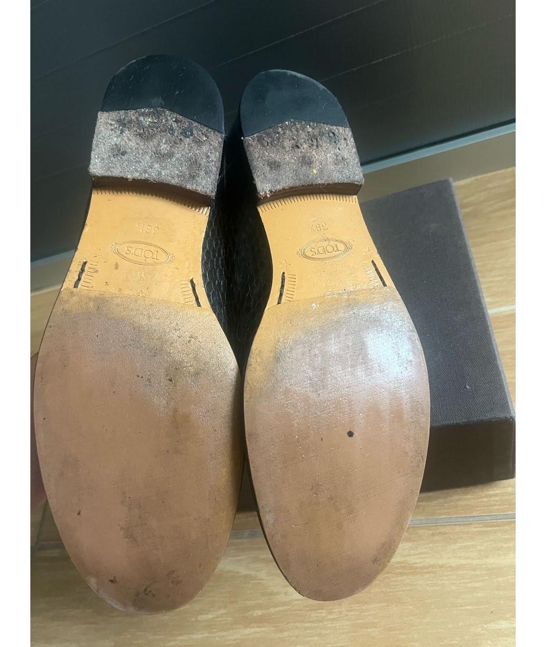 TOD'S Лоферы из экзотической кожи, фото 7