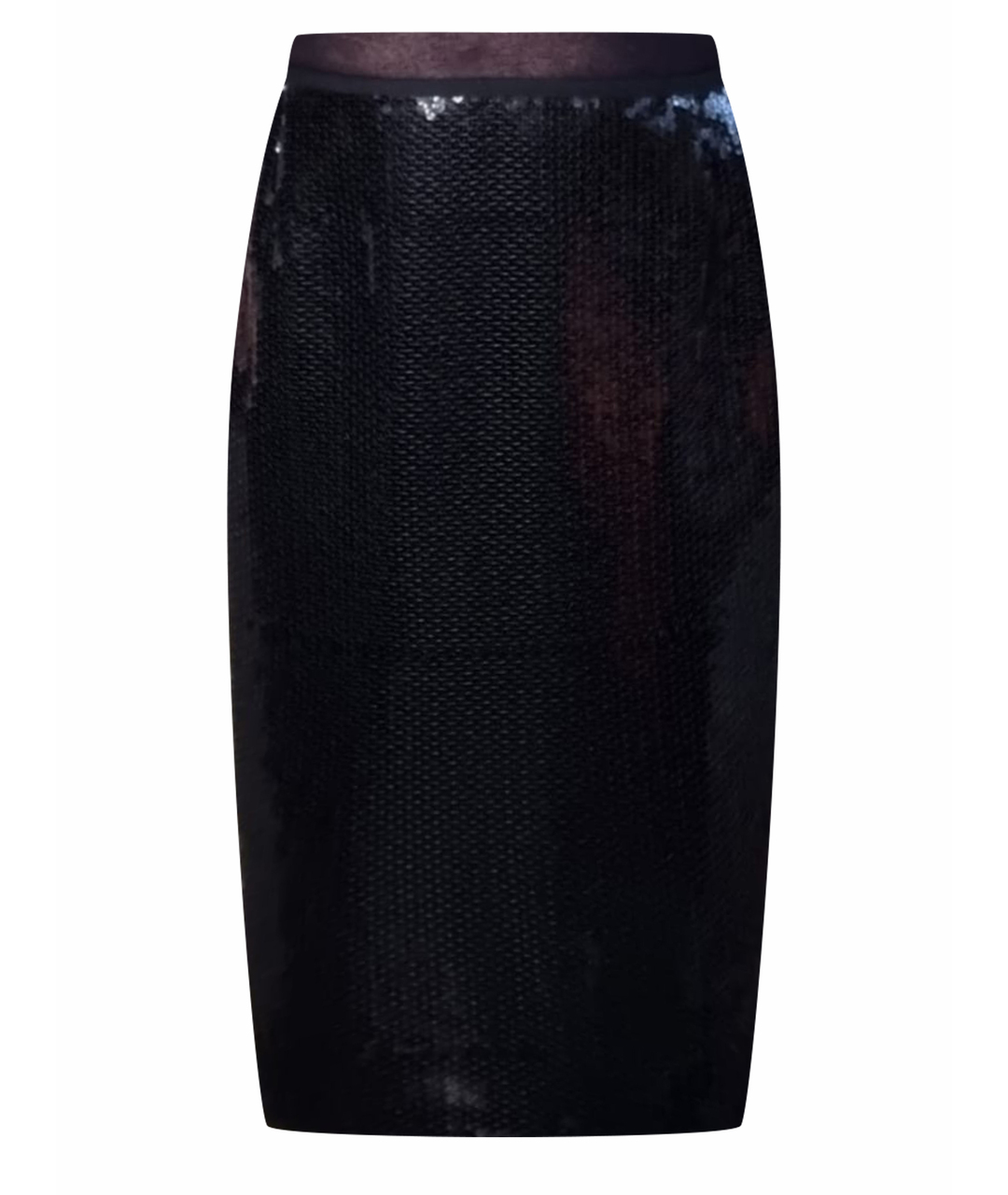 MARINA RINALDI Черная полиэстеровая юбка миди, фото 1