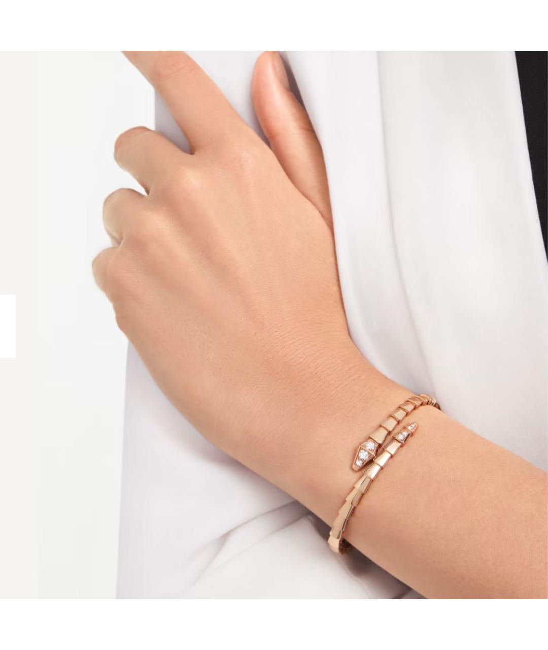 BVLGARI Розовый браслет из розового золота, фото 2