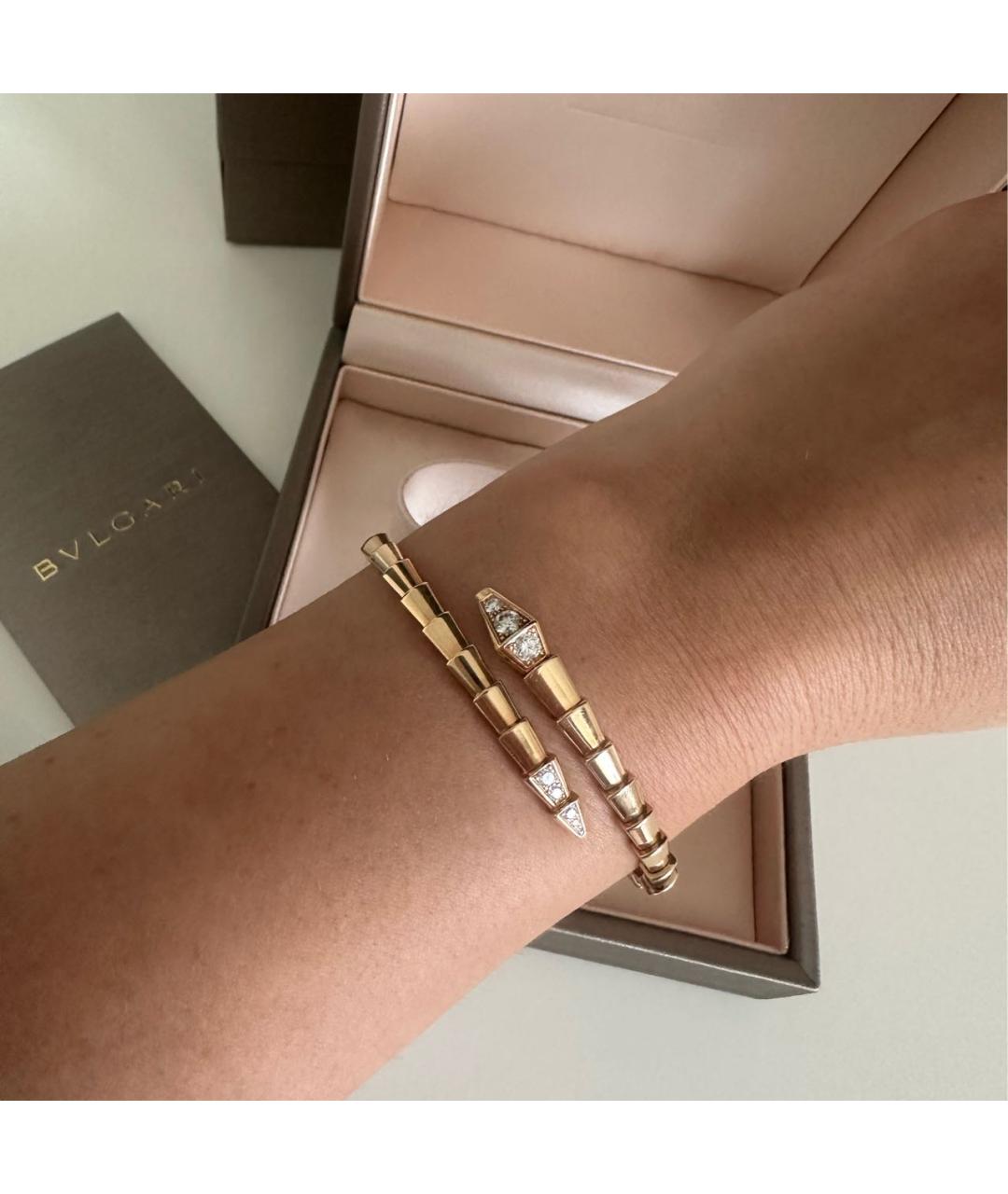 BVLGARI Розовый браслет из розового золота, фото 4