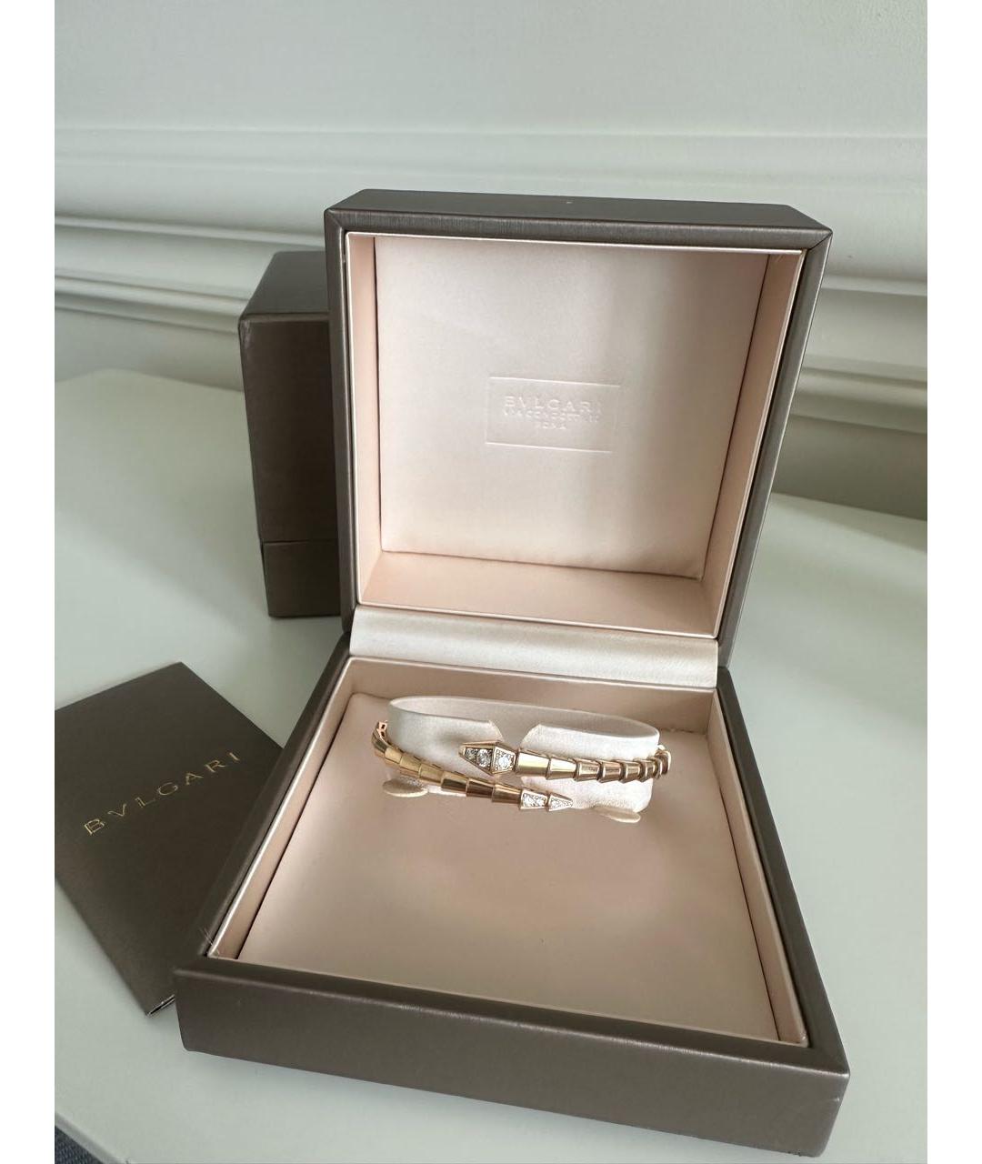 BVLGARI Розовый браслет из розового золота, фото 5