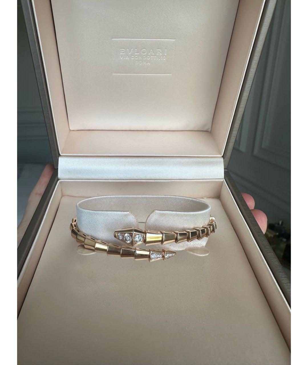 BVLGARI Розовый браслет из розового золота, фото 3