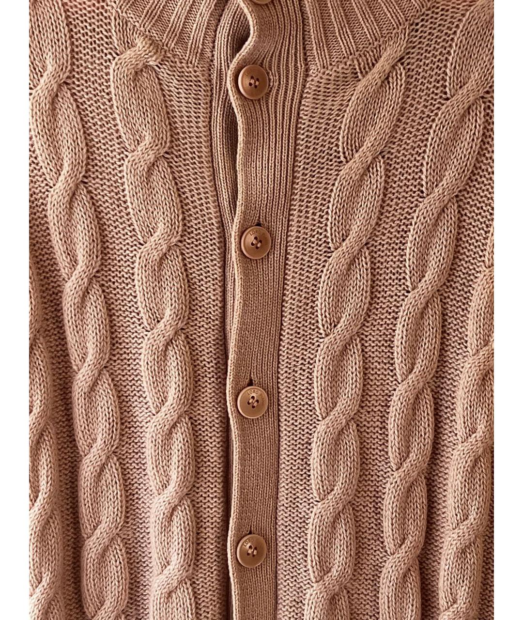LORO PIANA Бежевый кашемировый жакет / жилет, фото 6