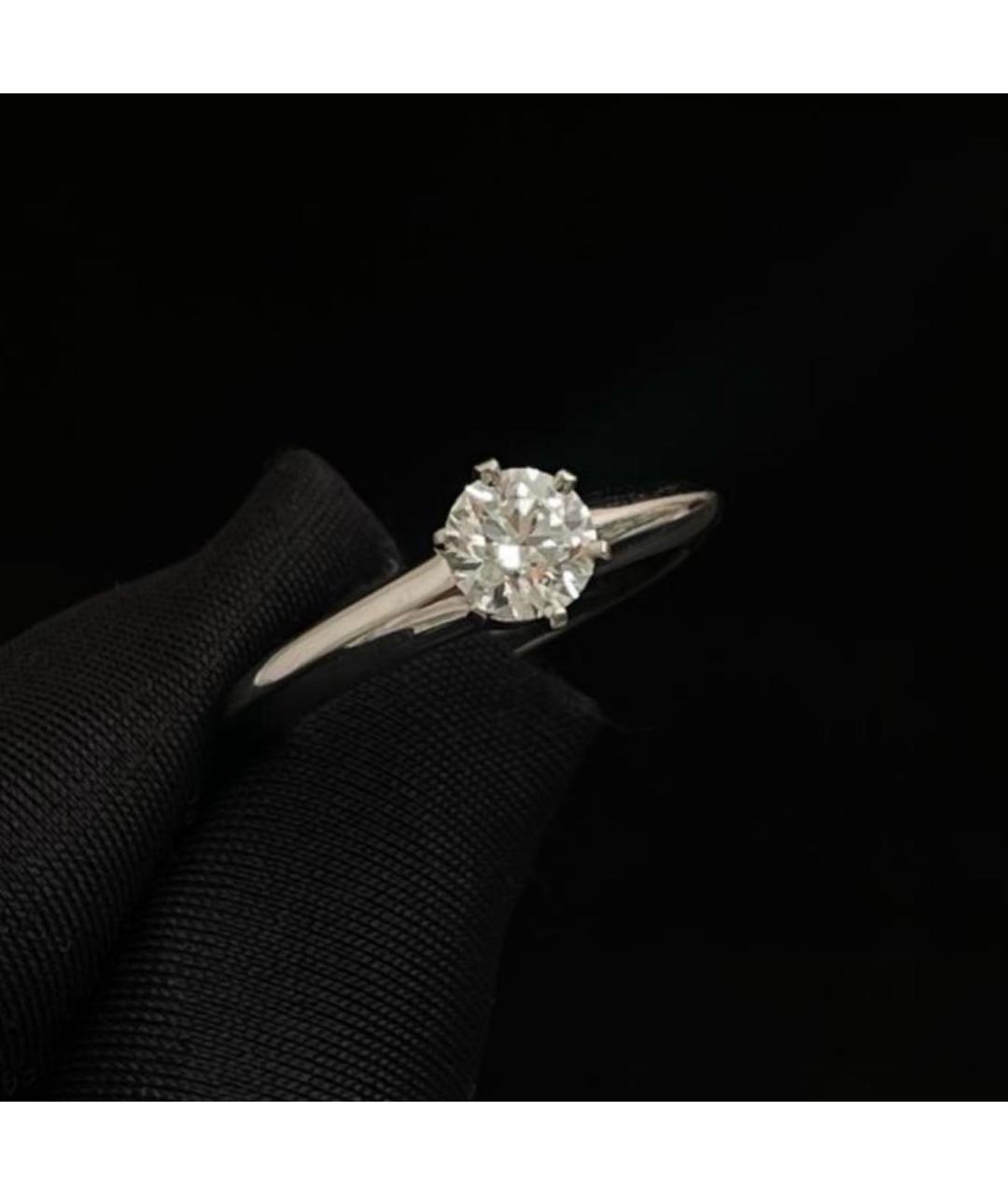 TIFFANY&CO Серебряное платиновое кольцо, фото 5
