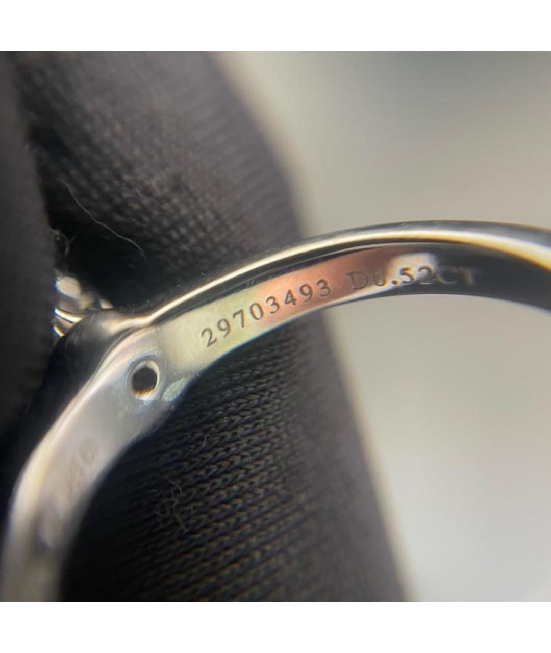 TIFFANY&CO Серебряное платиновое кольцо, фото 6