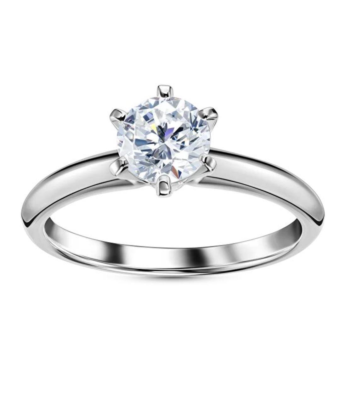 TIFFANY&CO Серебряное платиновое кольцо, фото 9
