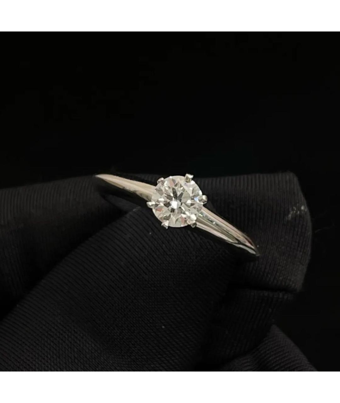 TIFFANY&CO Серебряное платиновое кольцо, фото 8