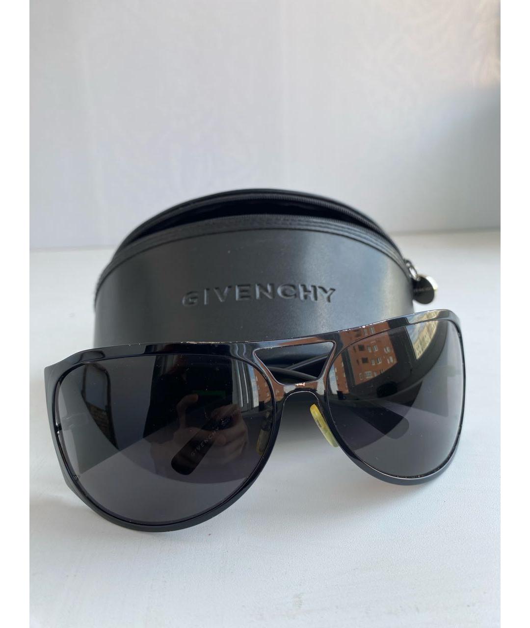 GIVENCHY Черные пластиковые солнцезащитные очки, фото 7