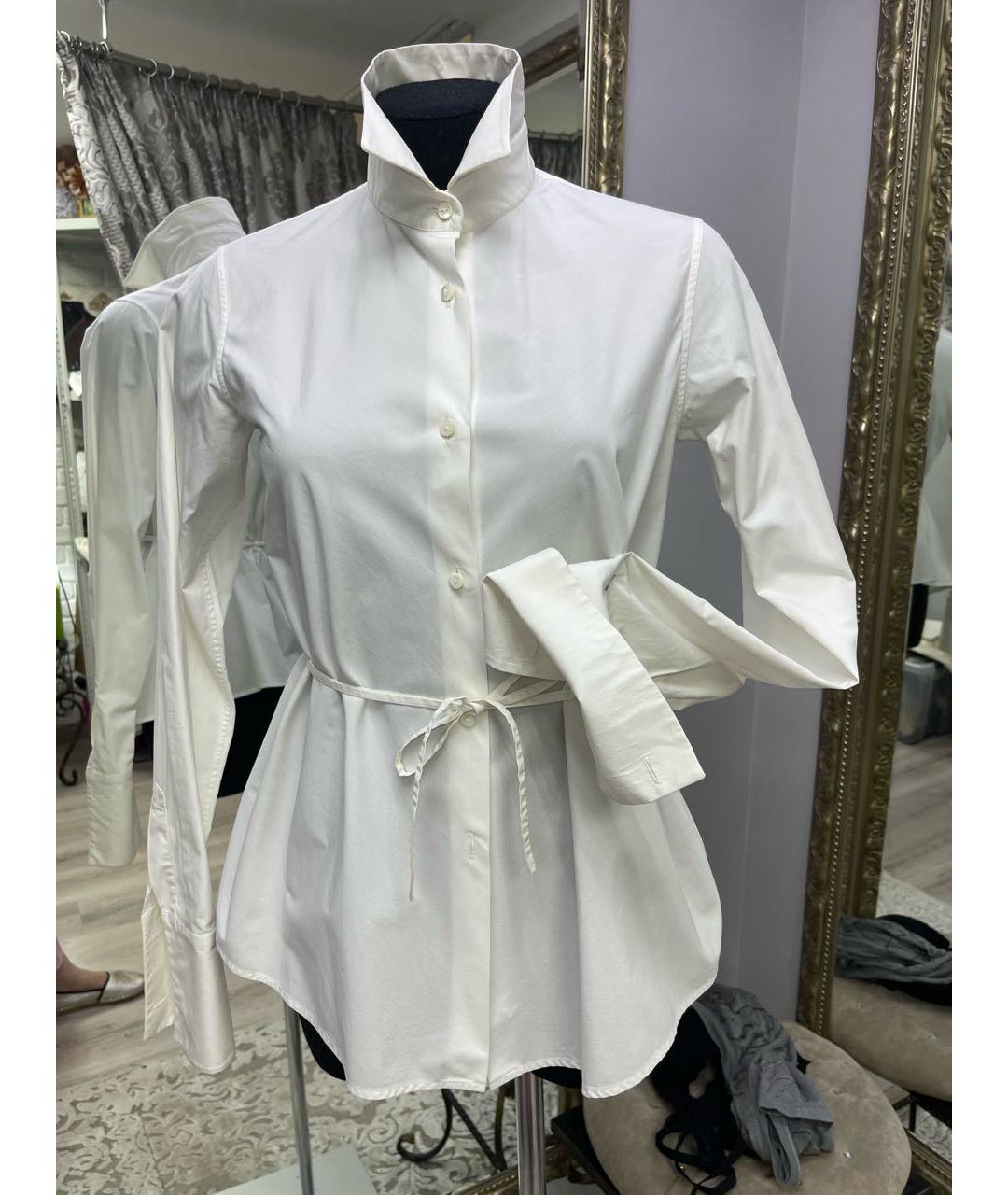 JIL SANDER Белая хлопковая рубашка, фото 5