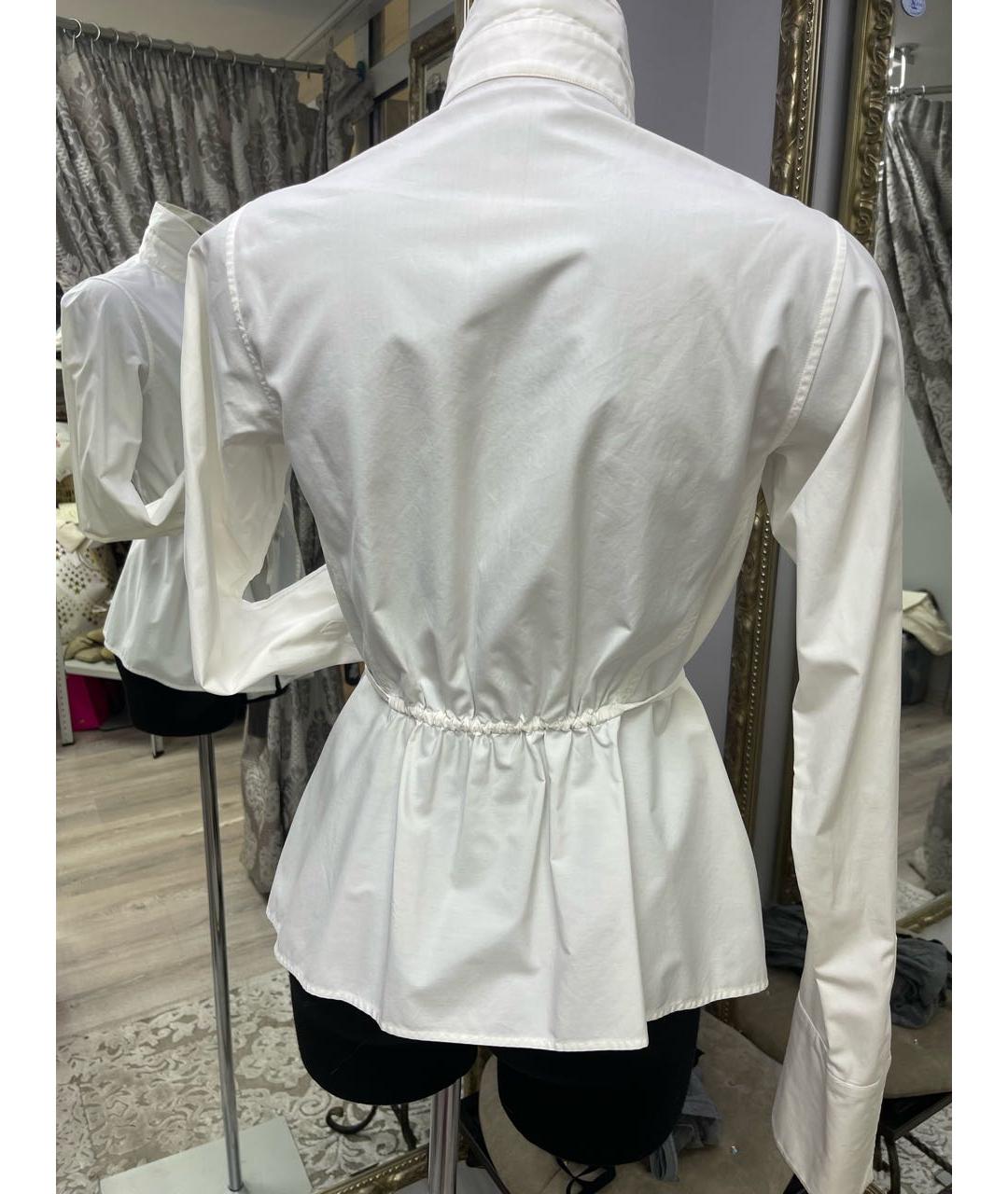 JIL SANDER Белая хлопковая рубашка, фото 2