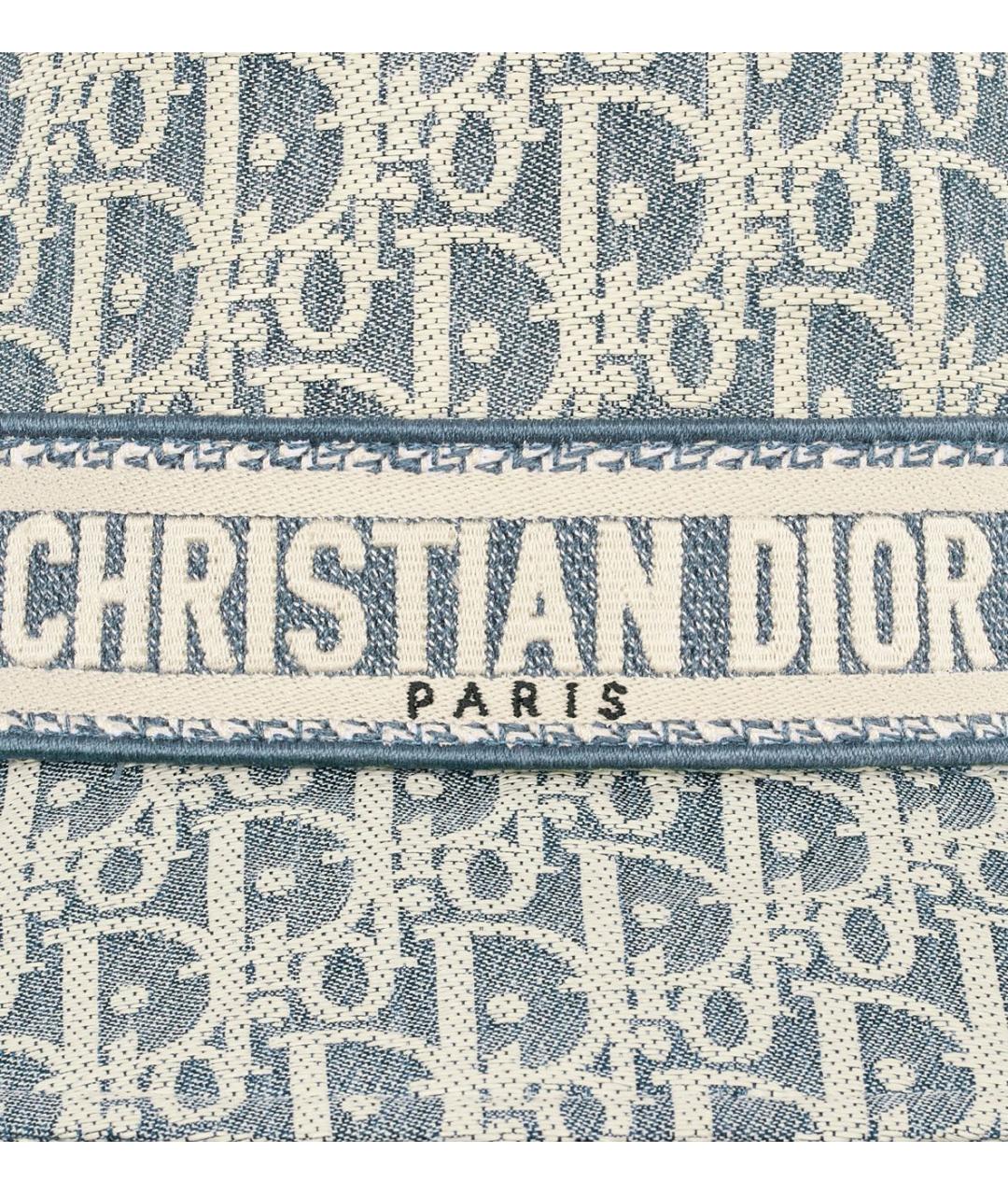 CHRISTIAN DIOR Голубая хлопковая панама, фото 4