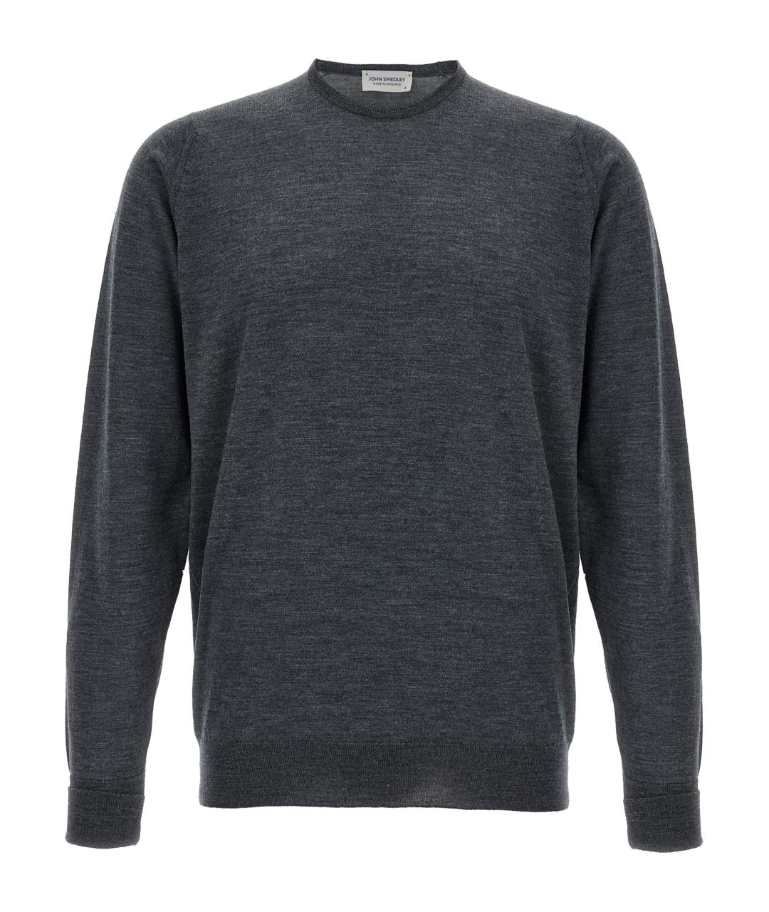 JOHN SMEDLEY Серый шерстяной джемпер / свитер, фото 1