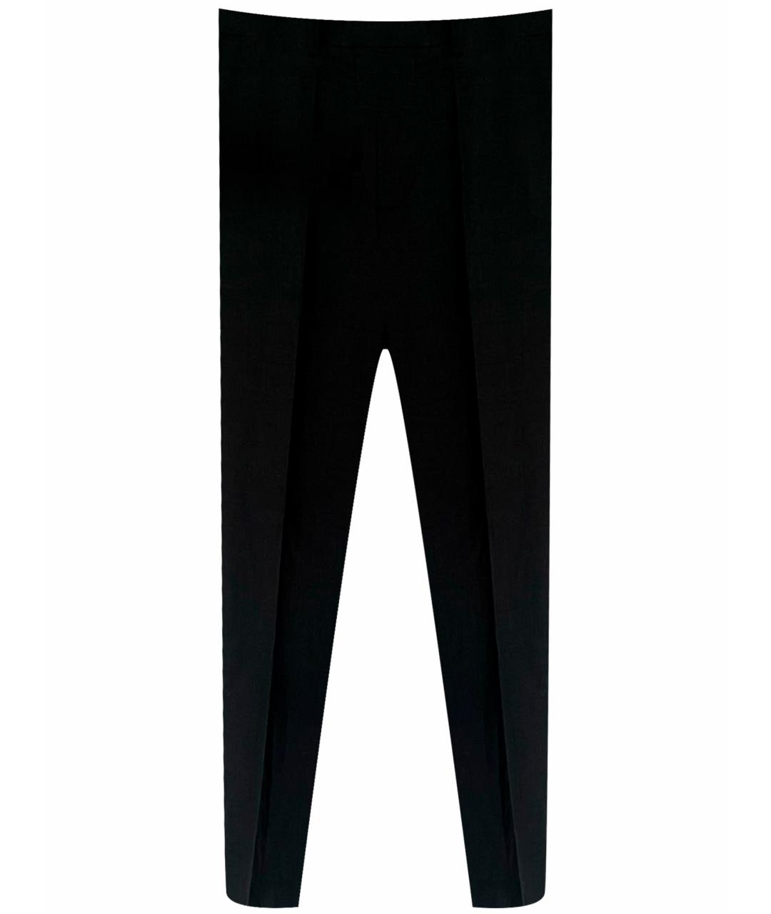 HUGO BOSS Черные шерстяные классические брюки, фото 1