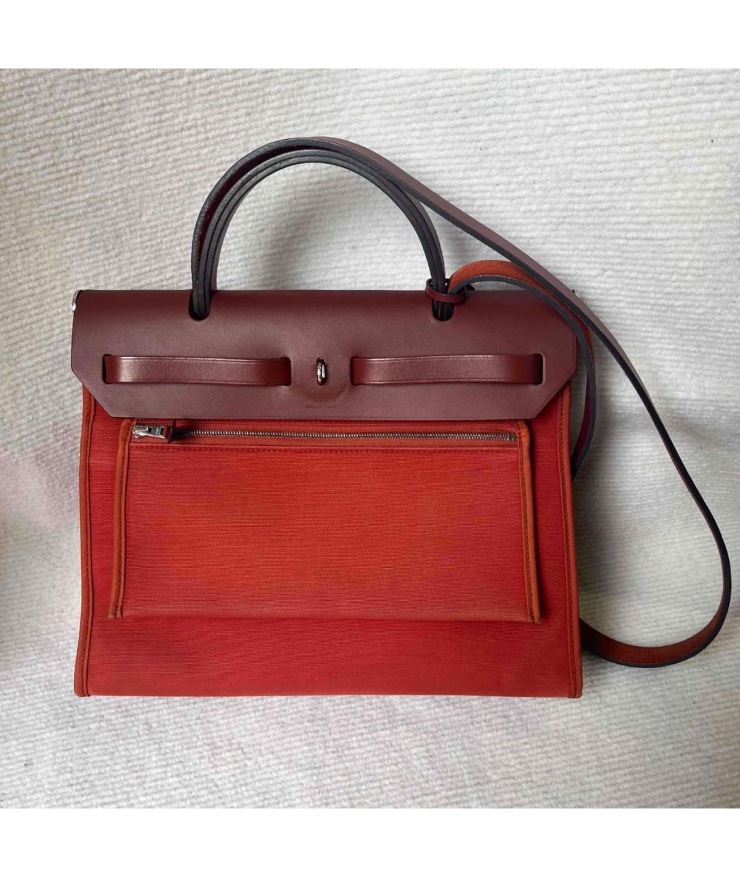 HERMES Красная сумка через плечо, фото 3