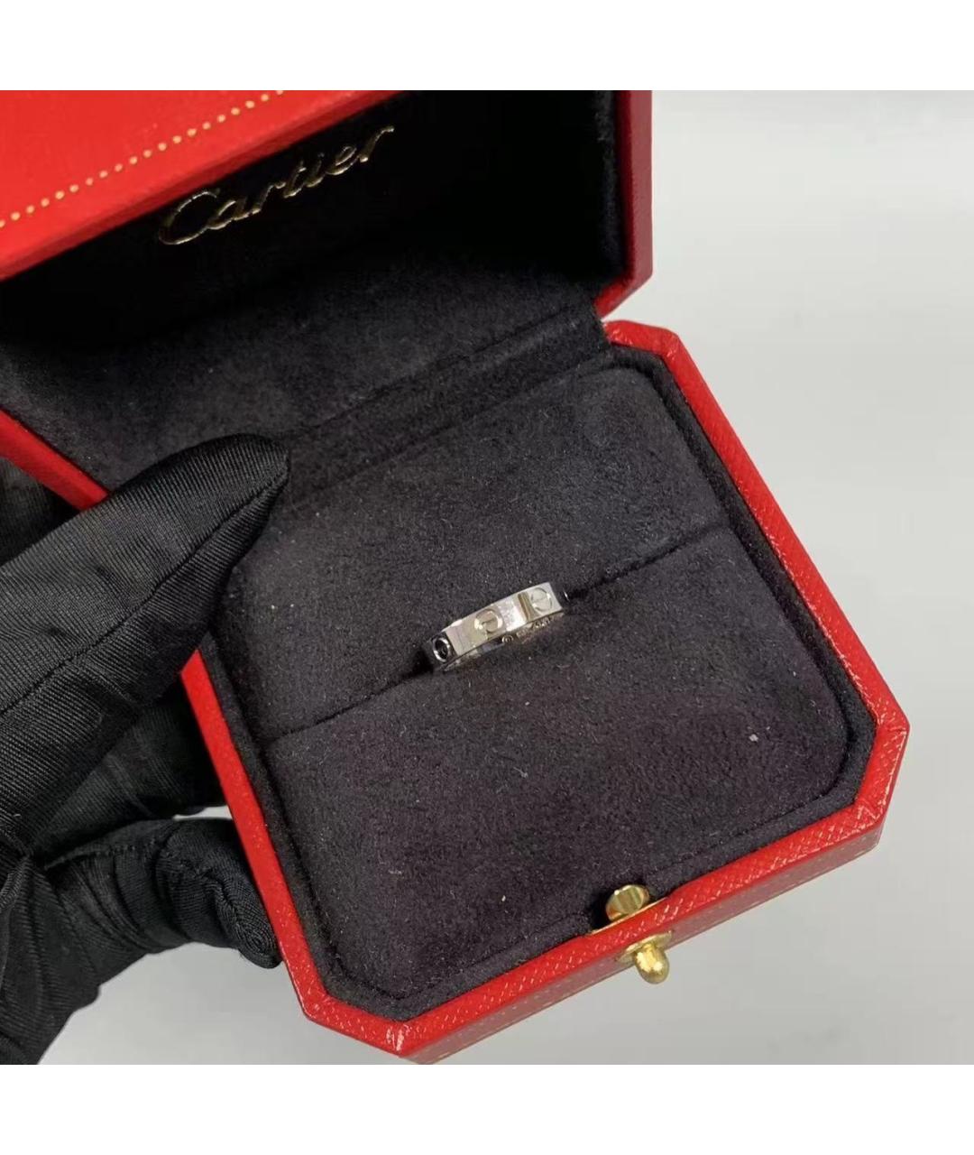 CARTIER Белое кольцо из белого золота, фото 5