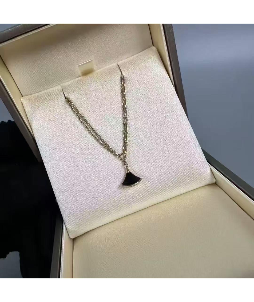 BVLGARI Черный браслет из розового золота, фото 2